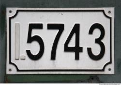 Letter and Numbers Sign